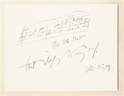 Korngold, Erich Wolfgang, - Autographen