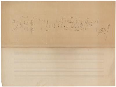 Liszt, Franz, - Autographs