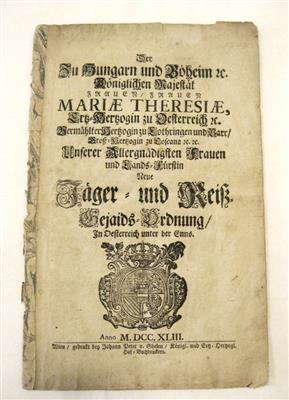 Maria Theresia, - Autogramy