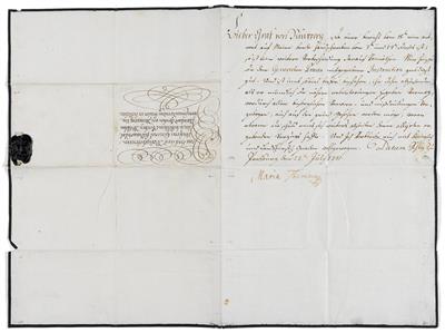 Maria Theresia, - Autogramy