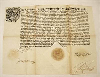 Ferdinand III., - Autographen