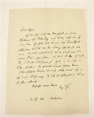 Furtwängler, Wilhelm, - Autogramy