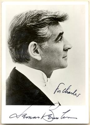 Bernstein, Leonard, - Autographen
