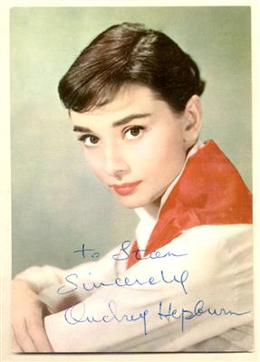 Hepburn, Audrey, - Autogramy