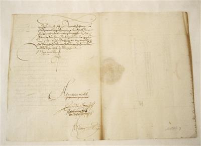 Maximilian III., - Autographen