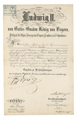 Ludwig II., - Autografi
