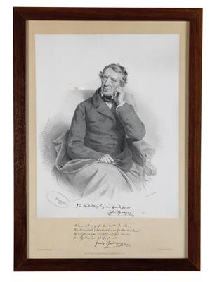 Grillparzer, Franz, - Autographen