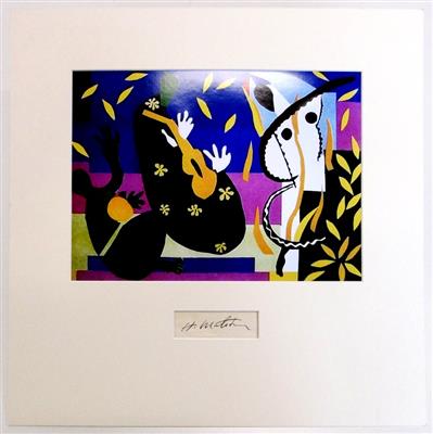 Matisse, Henri, - Autogramy