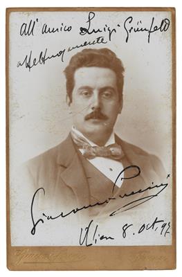 Puccini, Giacomo, - Autographen