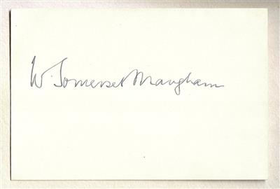 Somerset, Maugham, William, - Autographen