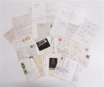 Böhler, Lorenz, - Autogramy, rukopisy, papíry