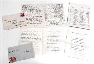 Braun, Felix, - Autographs, manuscripts, certificates