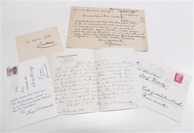 Dobrovsky, Josef, - Autogramy, rukopisy, papíry