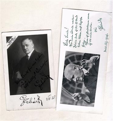 Lehár, Franz, - Autogramy, rukopisy, papíry