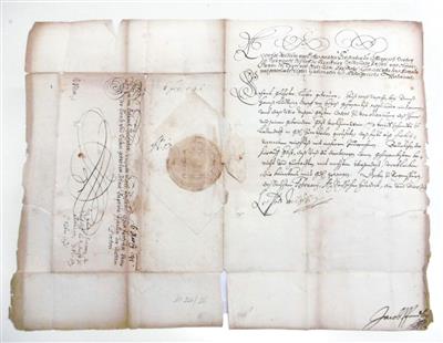 Leopold Wilhelm, - Autogramy, rukopisy, papíry