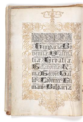 Maria Theresia, - Autographen, Handschriften, Urkunden