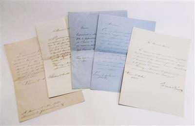 Grünne, Karl Ludwig, - Autographs, manuscripts, certificates