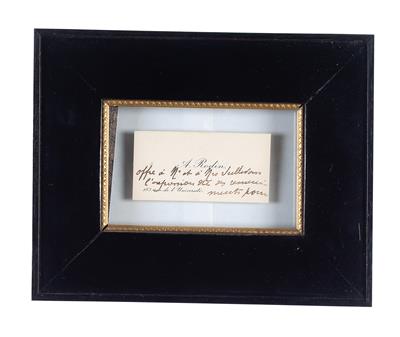 Rodin, Auguste, - Autographs, manuscripts, certificates