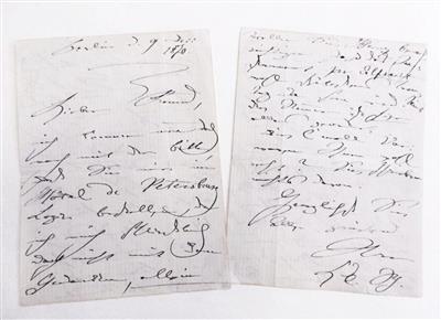 Schumann, Clara, - Autografi, manoscritti, atti