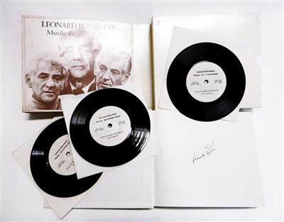 Bernstein, Leonard, - Autogramy, rukopisy, papíry