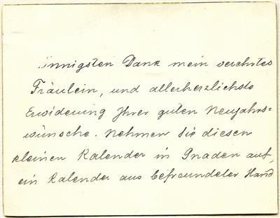 Ebner-Eschenbach, Marie, - Autographen, Handschriften, Urkunden