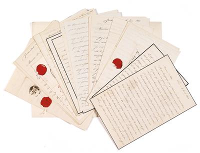 Sanvitale di Fontanellato, Albertine, - Autogramy, rukopisy, papíry