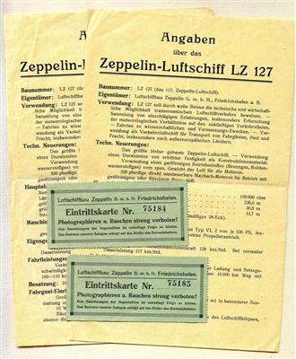 Zeppelin, - Autographen, Handschriften, Urkunden