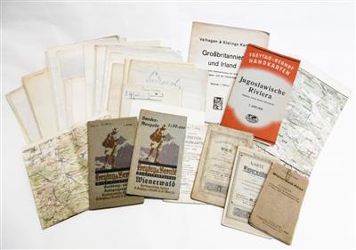Eisenbahn, Kartographie, - Autographs, manuscripts, certificates