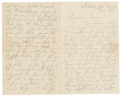Franz Ferdinand, - Autografi, manoscritti, atti