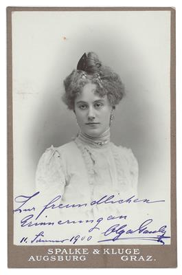 Gauby, Olga, - Autografi, manoscritti, atti