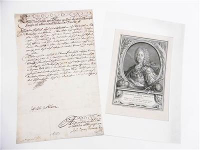 Karl VI., - Autogramy, rukopisy, papíry