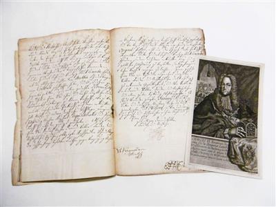 Karl VI, - Autografi, manoscritti, atti