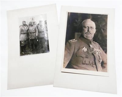 Ludendorff, Erich, - Autographs, manuscripts, certificates