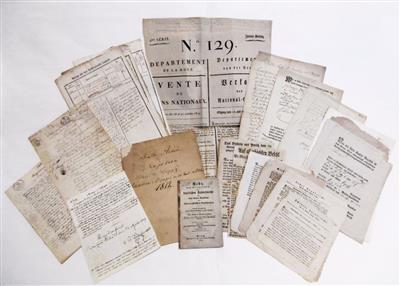 Napoleonische Kriege, - Autographs, manuscripts, certificates