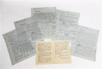 Rosegger, Sepp, - Autographen, Handschriften, Urkunden