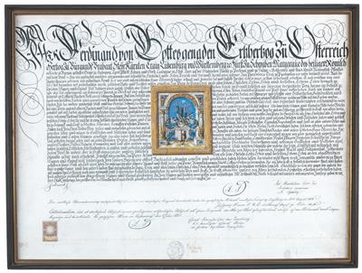 Ferdinand II., - Autographen, Handschriften, Urkunden