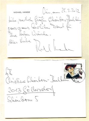 Haneke, Michael, - Autogramy, rukopisy, papíry