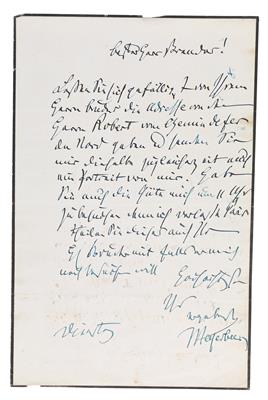 Meyerbeer, Giacomo, - Autographen, Handschriften, Urkunden