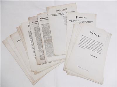 Österreich 1848, - Autographs, manuscripts, certificates