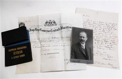 Österreichischer Lloyd, - Autographs, manuscripts, certificates