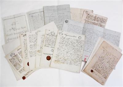 Radetzky, Grafen, - Autogramy, rukopisy, papíry