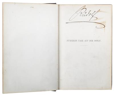 Rudolf, - Autogramy, rukopisy, papíry