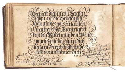 Stammbuch - Autographen, Handschriften, Urkunden