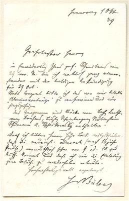 Bülow, Hans, - Autogramy, rukopisy, papíry