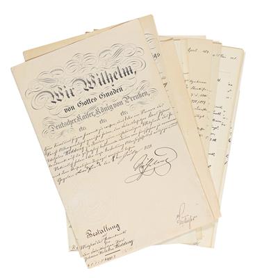 Deutschland, - Autographs, manuscripts, certificates