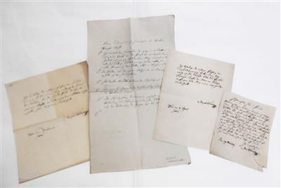 Führich, Joseph v., - Autographs, manuscripts, certificates