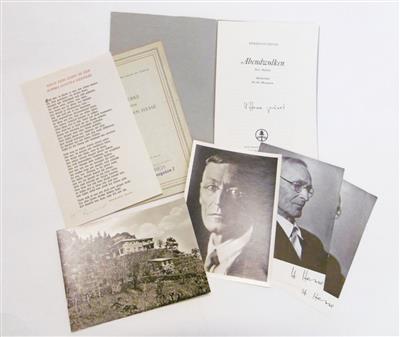 Hesse, Hermann, - Autographen, Handschriften, Urkunden