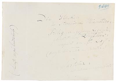 Liszt, Franz, - Autografi, manoscritti, atti