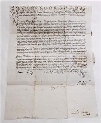 Maria Theresia, - Autographs, manuscripts, certificates