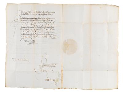 Maximilian II., - Autographs, manuscripts, certificates